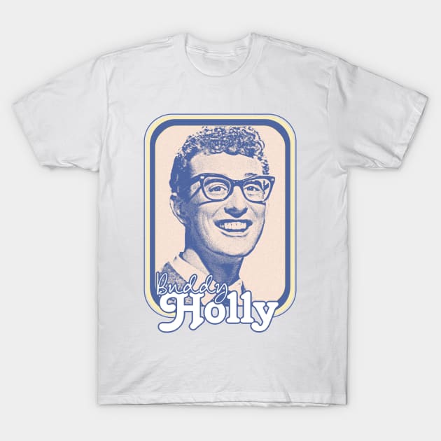 Buddy Holly - Retro Nostalgia Graphic Design T-Shirt by DankFutura